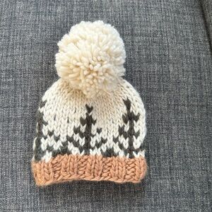 Newborn hat with Pom Pom